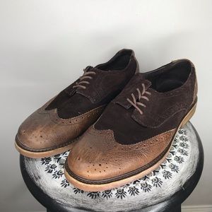 👞 Lands’ End Brogue Wing Tip Oxford Shoes 👞